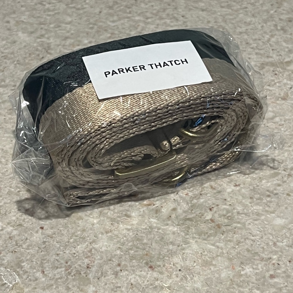 Parker Thatch Crossbody Strap - Sold Out Blk & Metallic - New org. packaging. - Picture 2 of 5